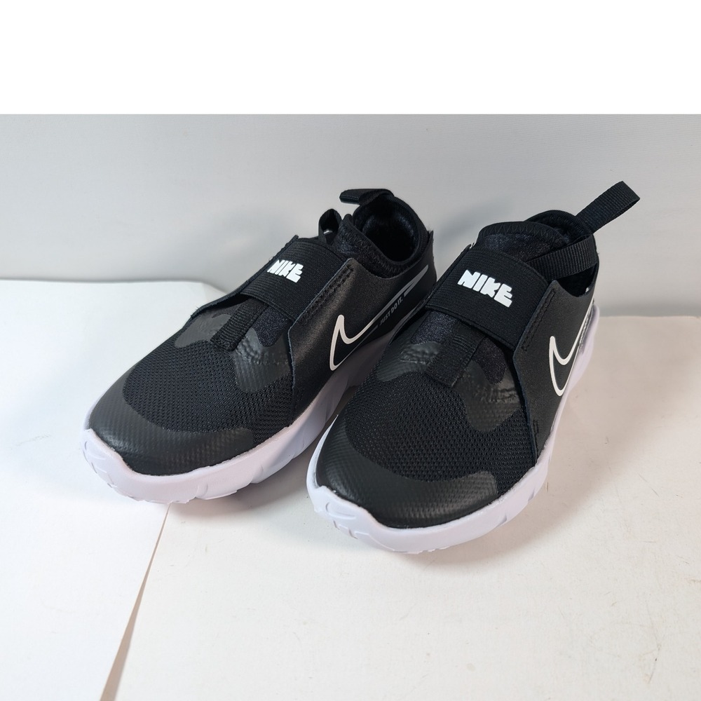 Nike Flex Runner 2 PSV Kids Black White Running Shoes Sneakers Size 12c